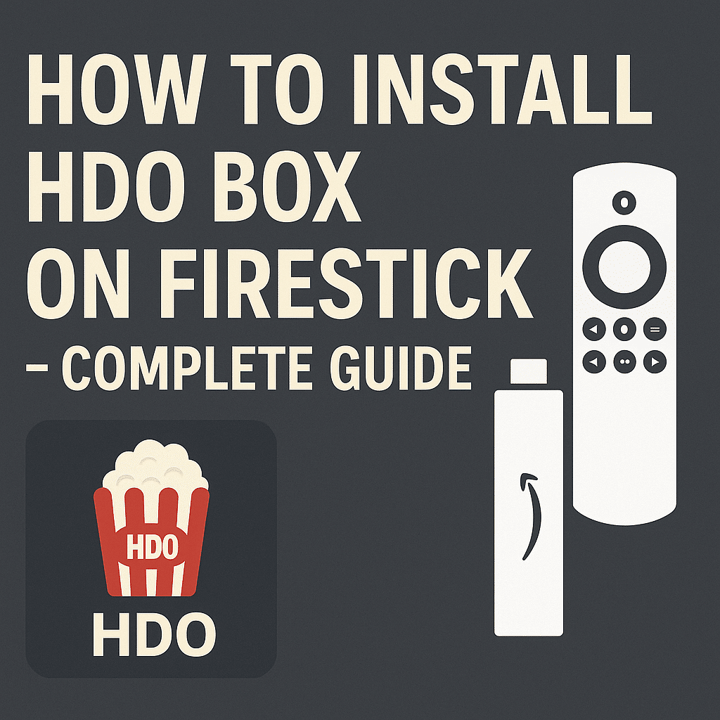 How to install HDO Box On Fire Stick